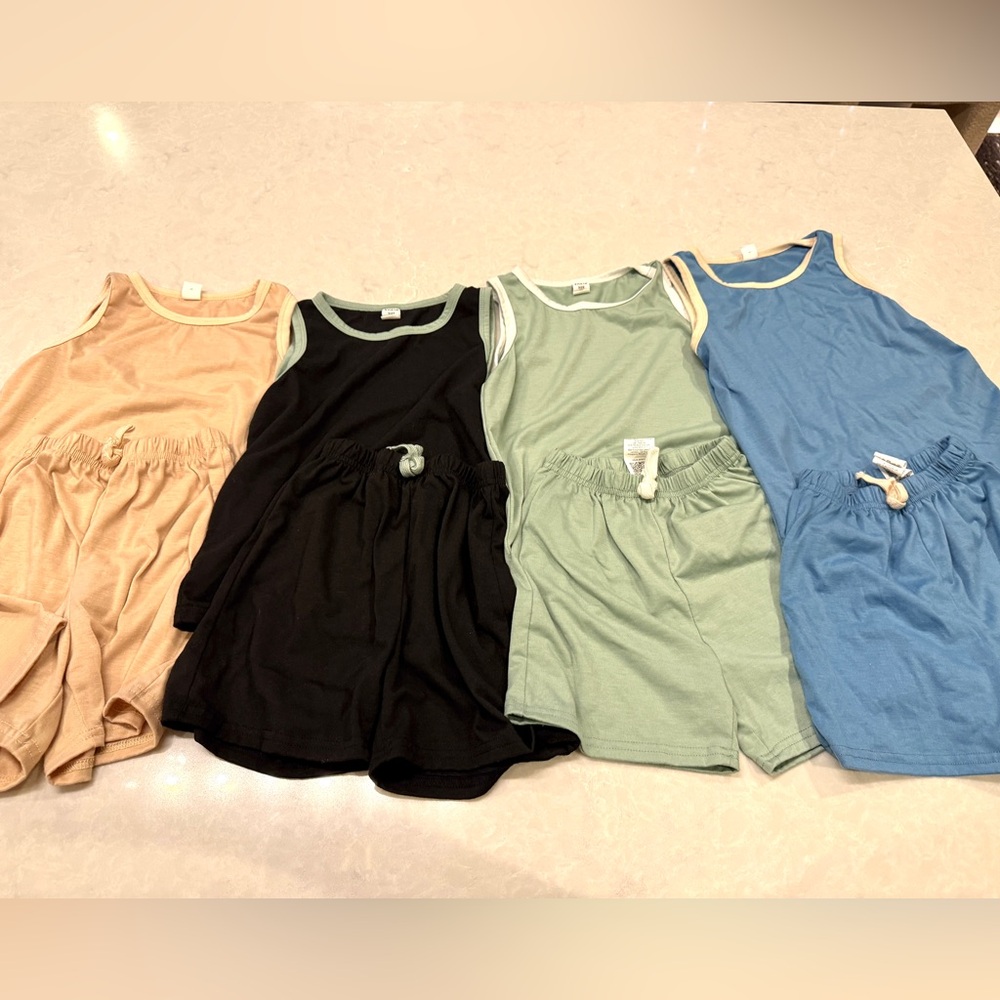 Set of Four Boys Tank Sets